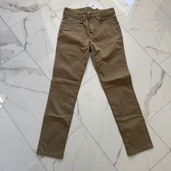 AE Slim Khaki Soft-twill pants 26/28 - Picture 1 of 3